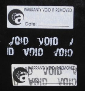 Void if Removed Label