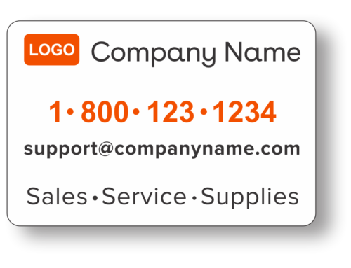 Sales and Service Labels